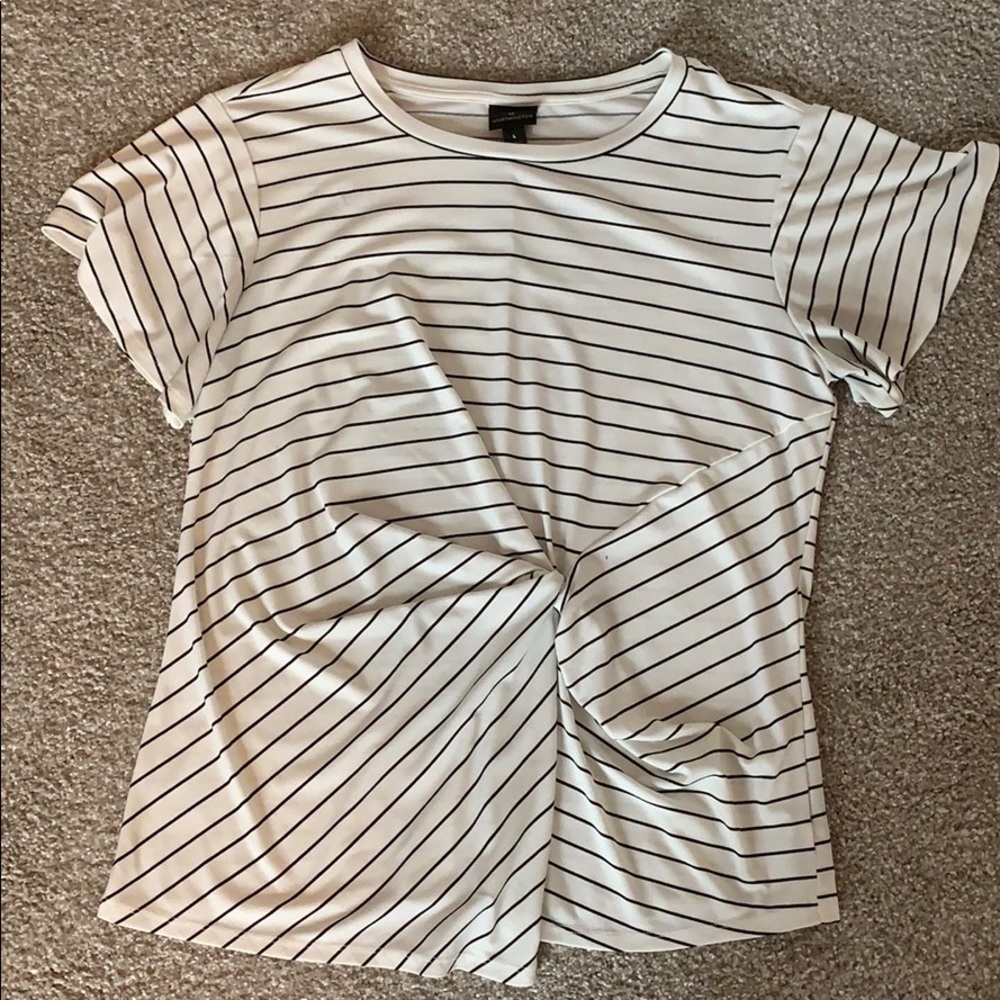 S/S Striped Blouse